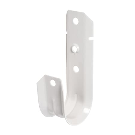 Winnie Industries 1 5/16in. J Hook - White, 100PK WJH21WH